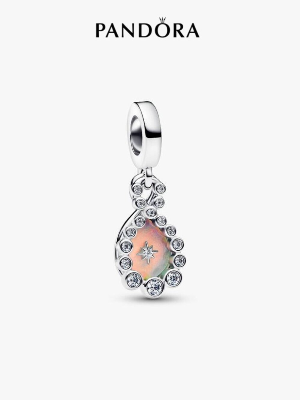 Pandora Opalescent Infinity Double Dangle Charm